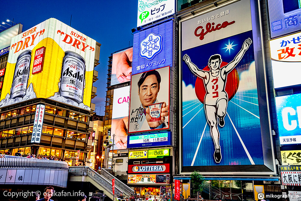 道頓堀跑跑人看板